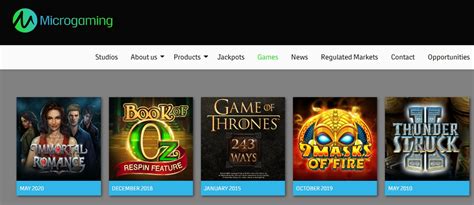 microgaming casino sites.
